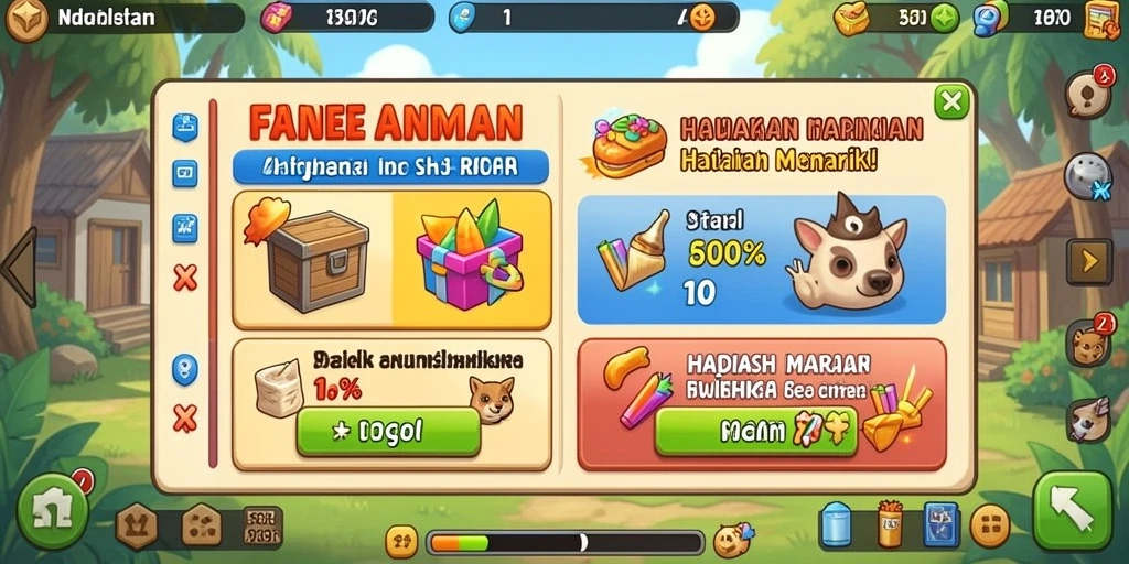 Fitur bonus yang menguntungkan dan menarik.